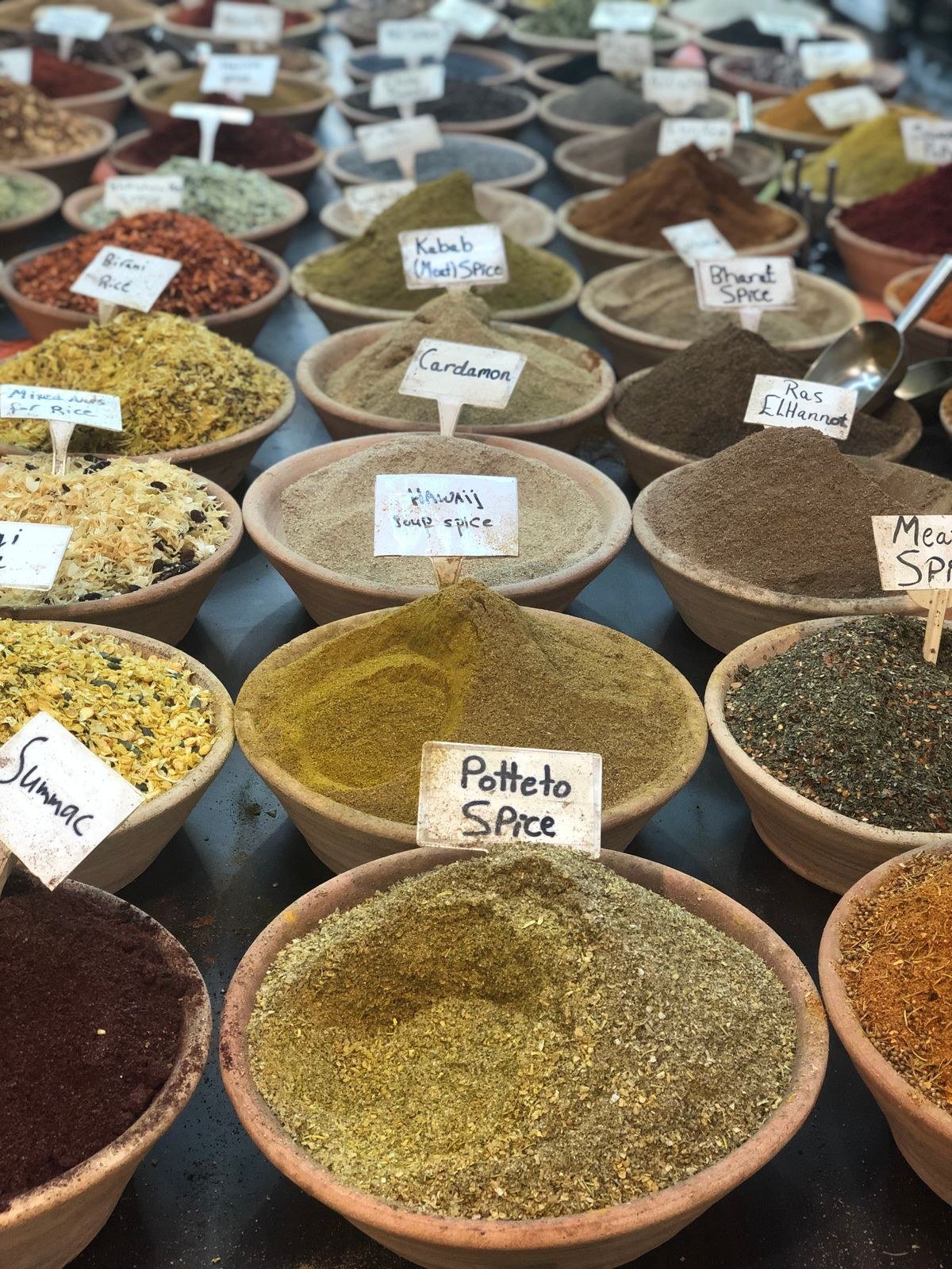 Cajun blackening spice blend with paprika and cayenne in a rustic bowl