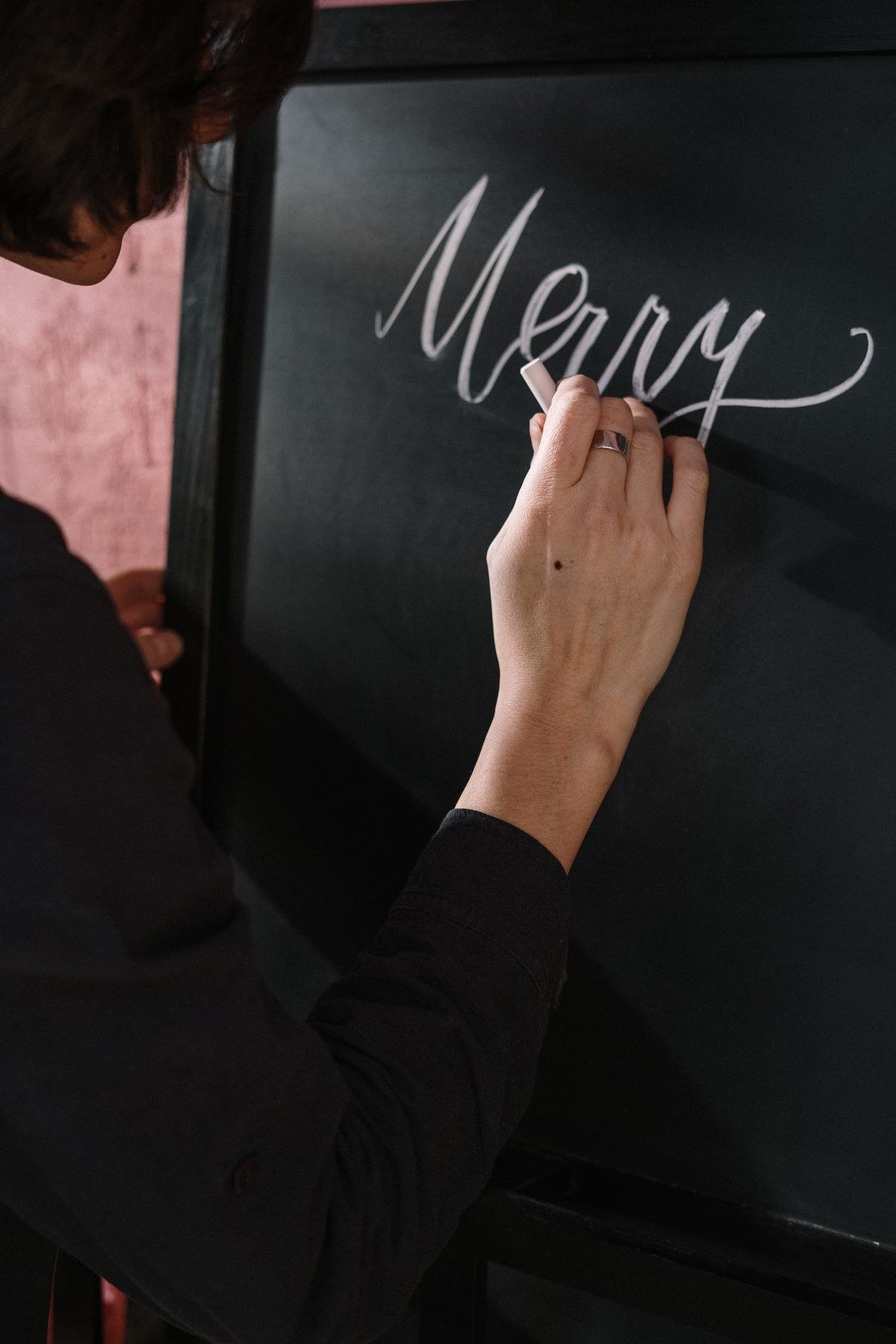 Add a Gratitude Corner - december chalkboard ideas inspiration