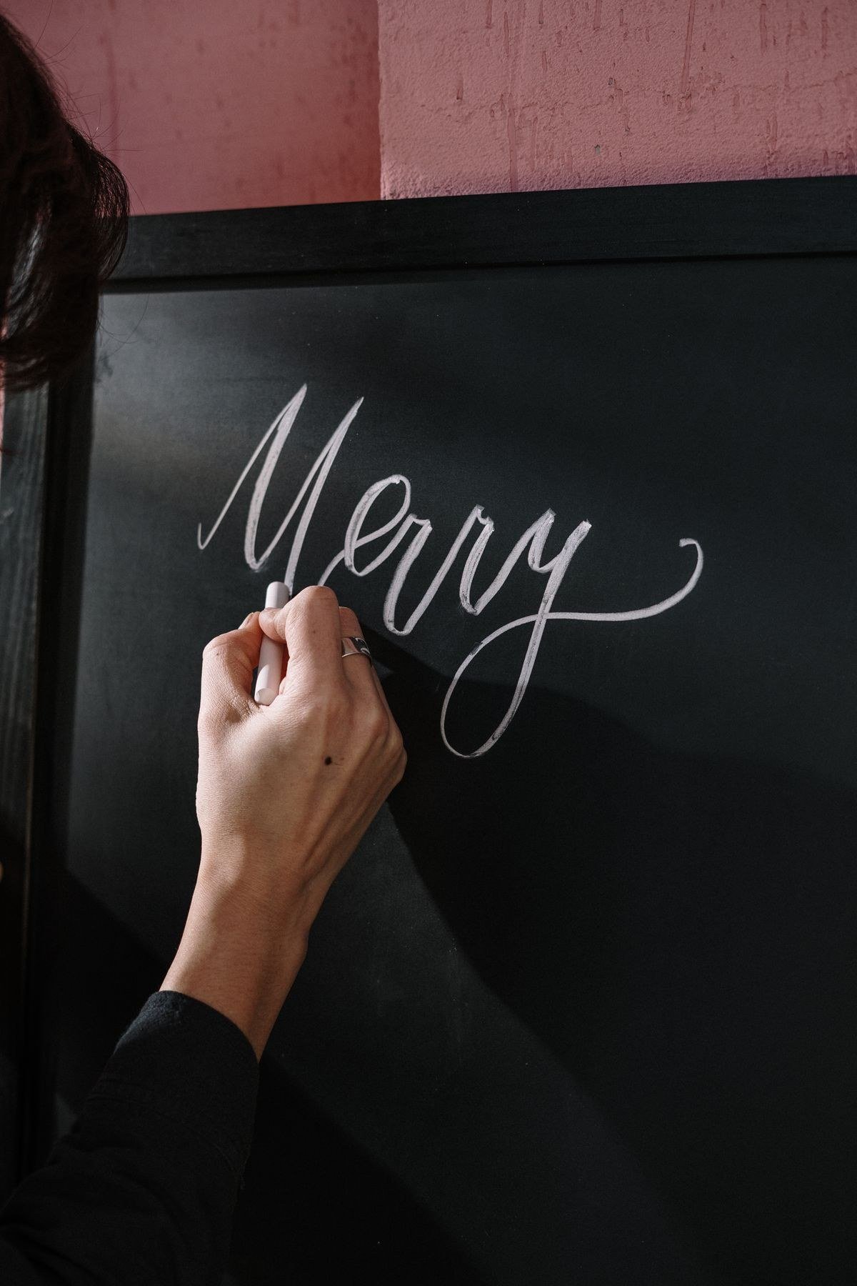 Make Gift and Shopping Lists Visible - december chalkboard ideas inspiration