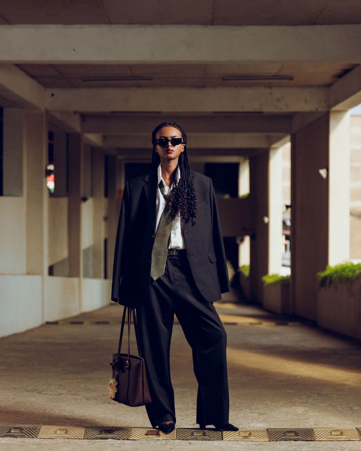 Oversized Suit With a Belted Waist example for Oversized suits ideas