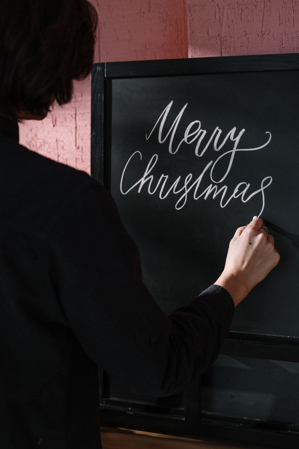 Frame Your Board for a Finished Look - december chalkboard ideas inspiration