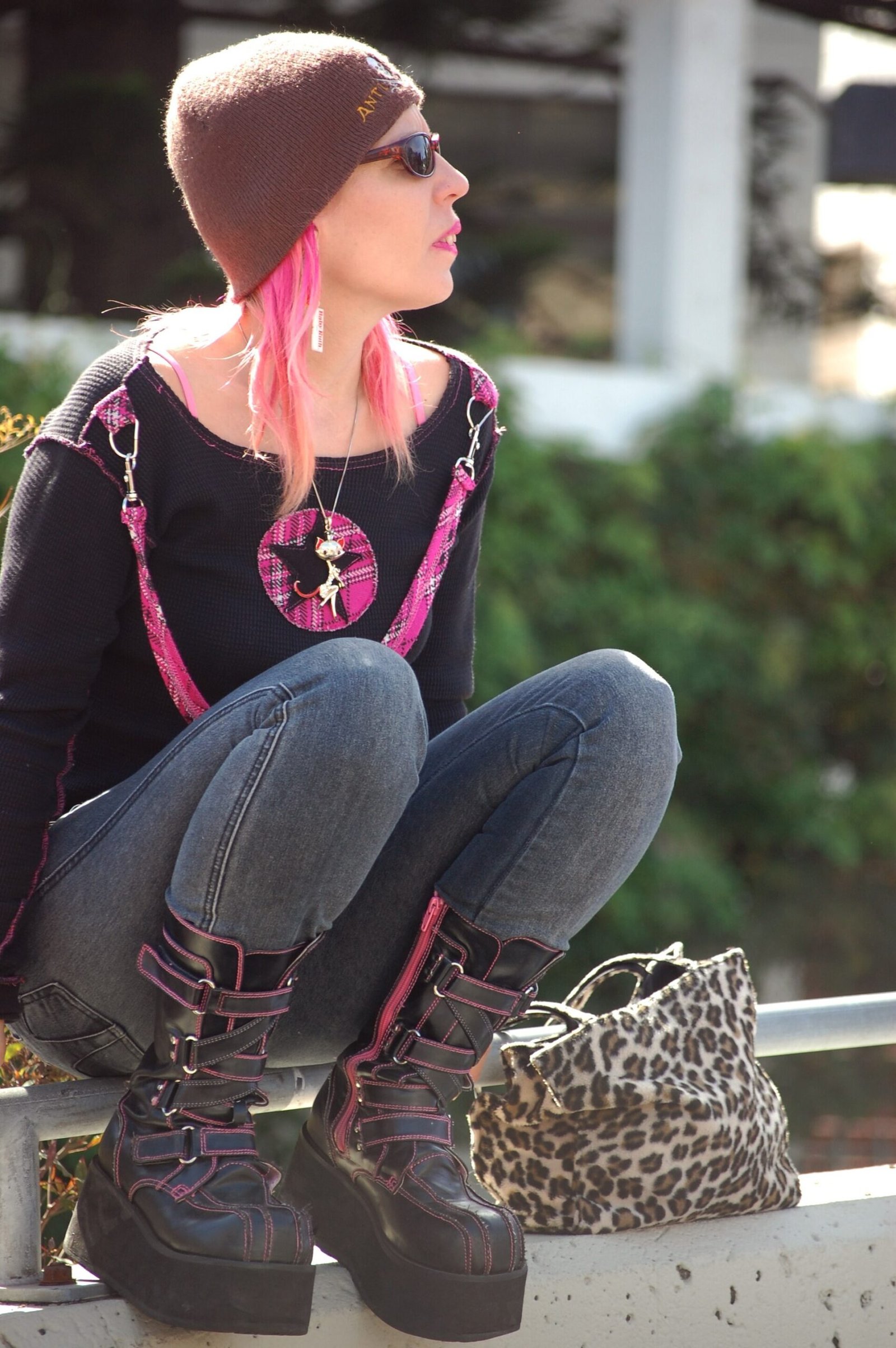 dark pink peekaboo hair ideas — Dark Pink Peekaboo on Blonde and Light Brown Hair