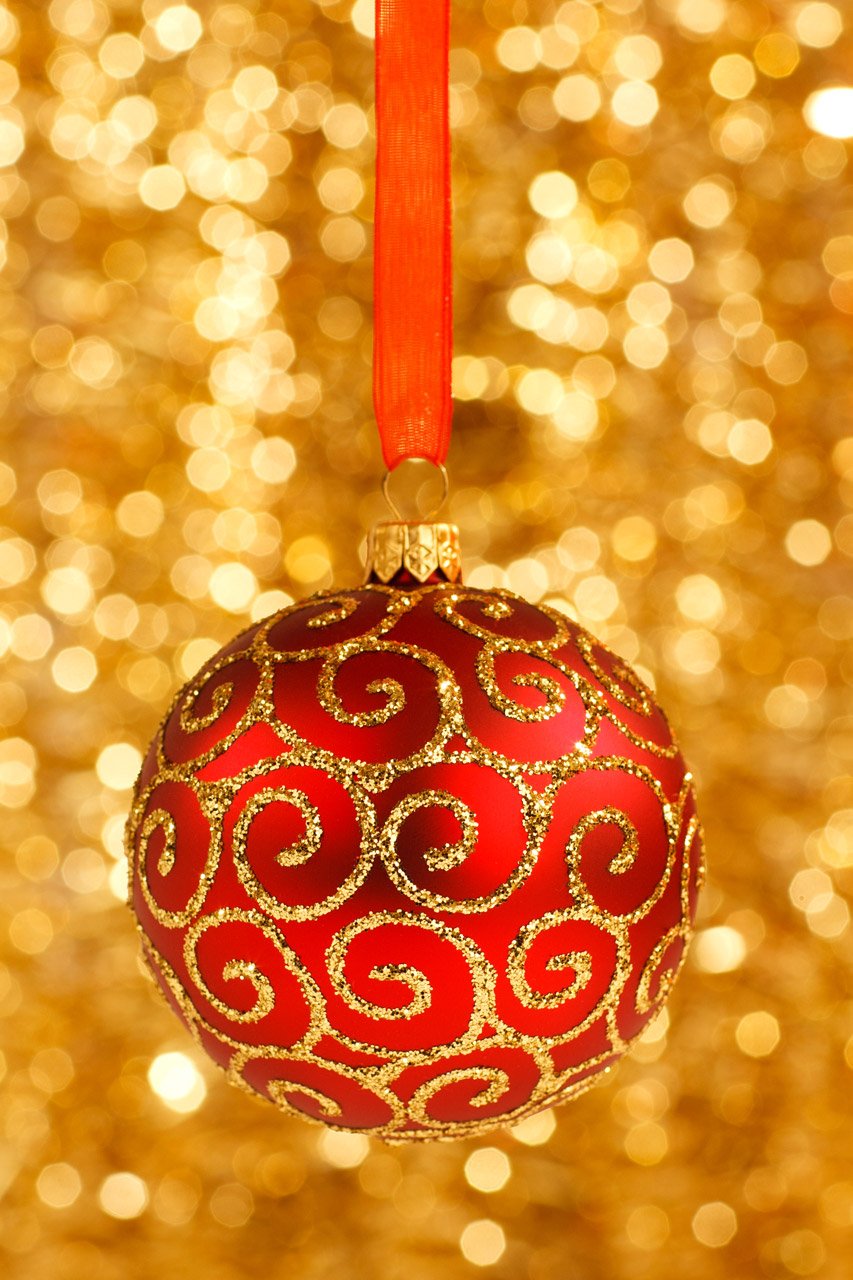 Velvet bows in coordinated Christmas color palettes
