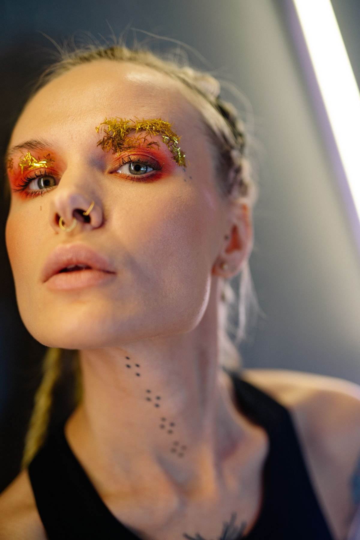 Glitter-Heavy Festival Looks for Weird makeup looks ideas