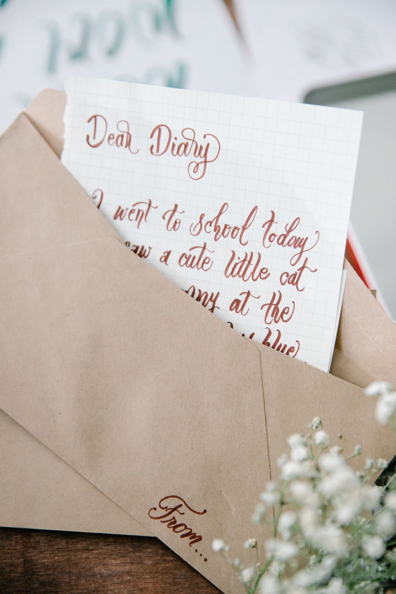 Writing Letters When Words Feel Hard example for Handwritten letters ideas