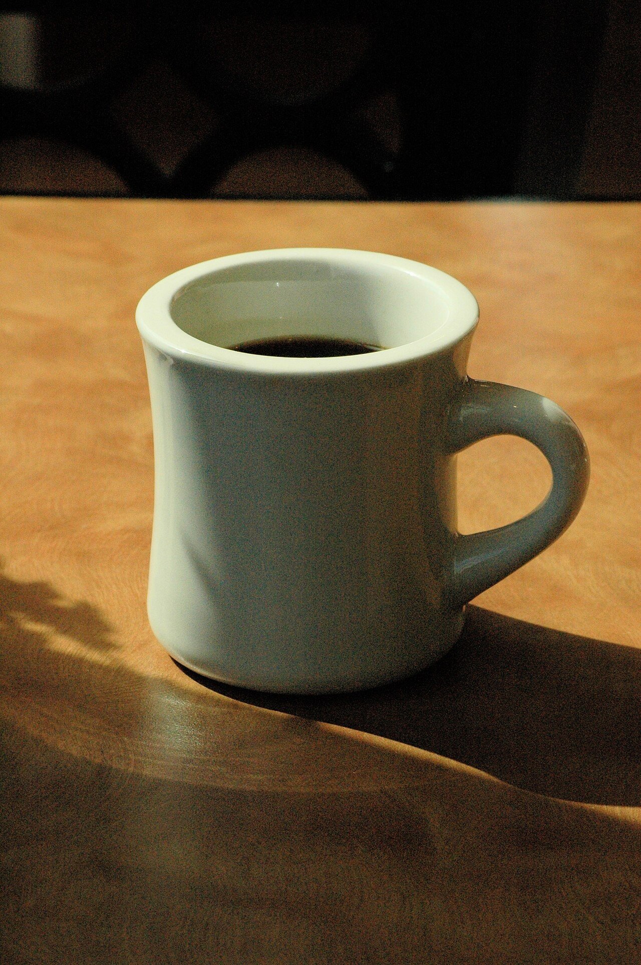 Small coffee mug on a table