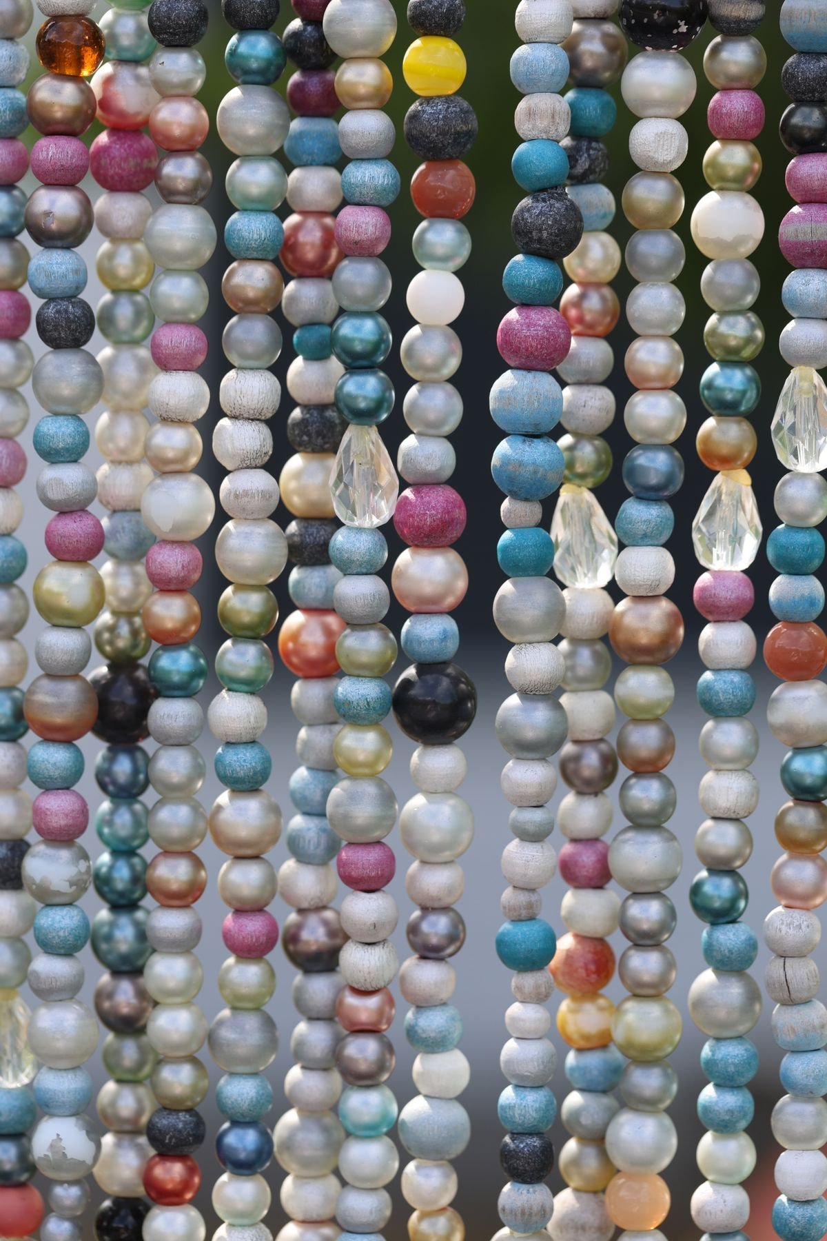 Hanging Bamboo Beaded Curtains for Bamboo beaded curtains ideas