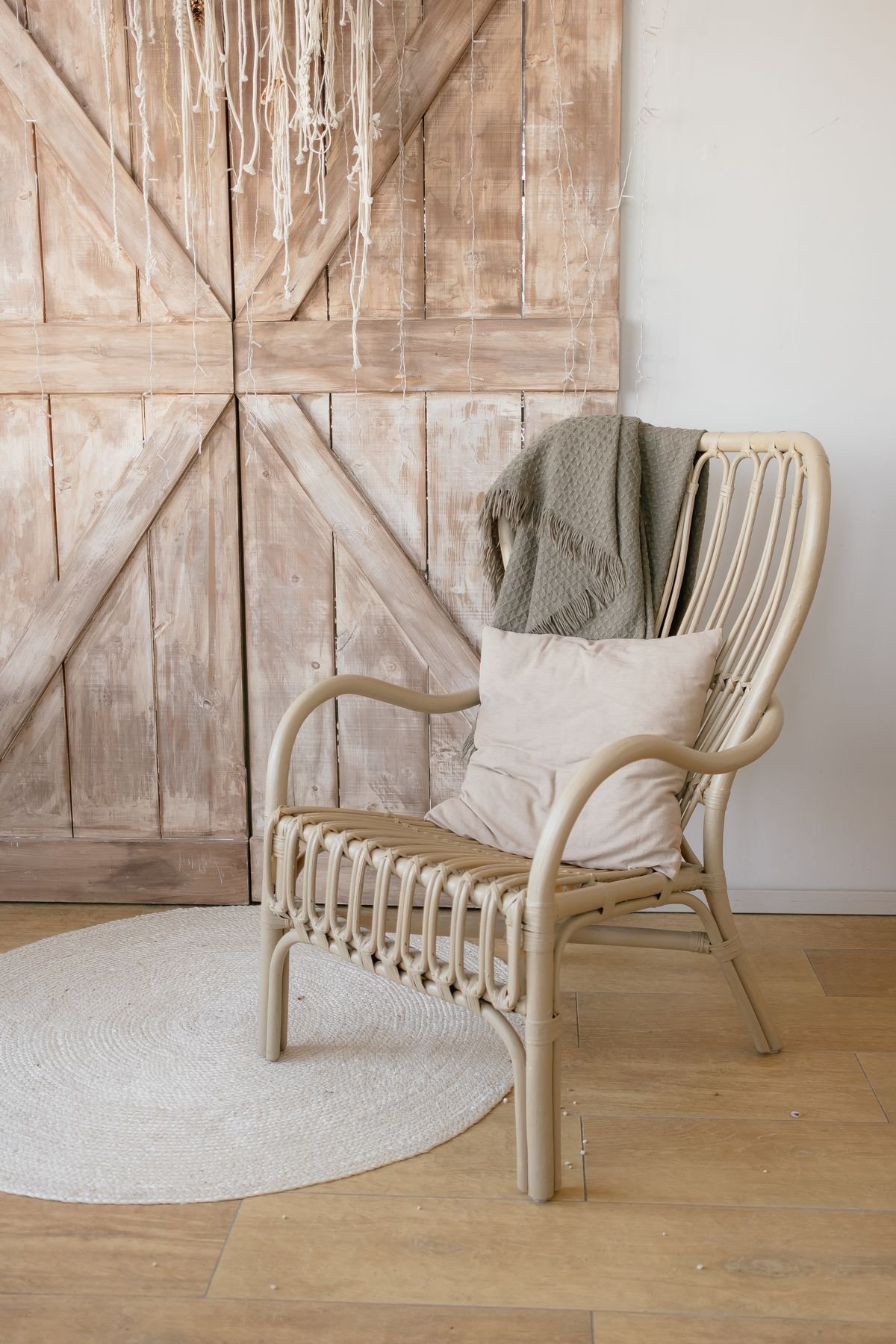 Rattan Armchair for Reading Corners for Rattan accent chair ideas