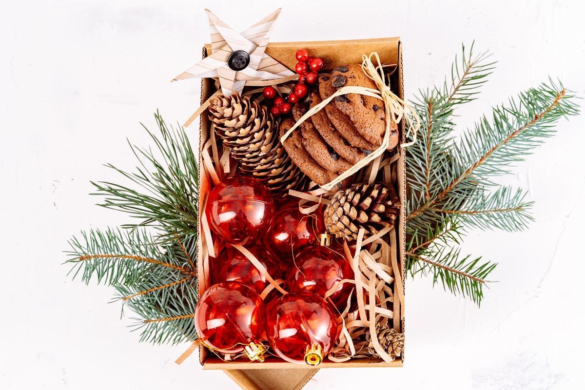 Coworker Christmas gift basket