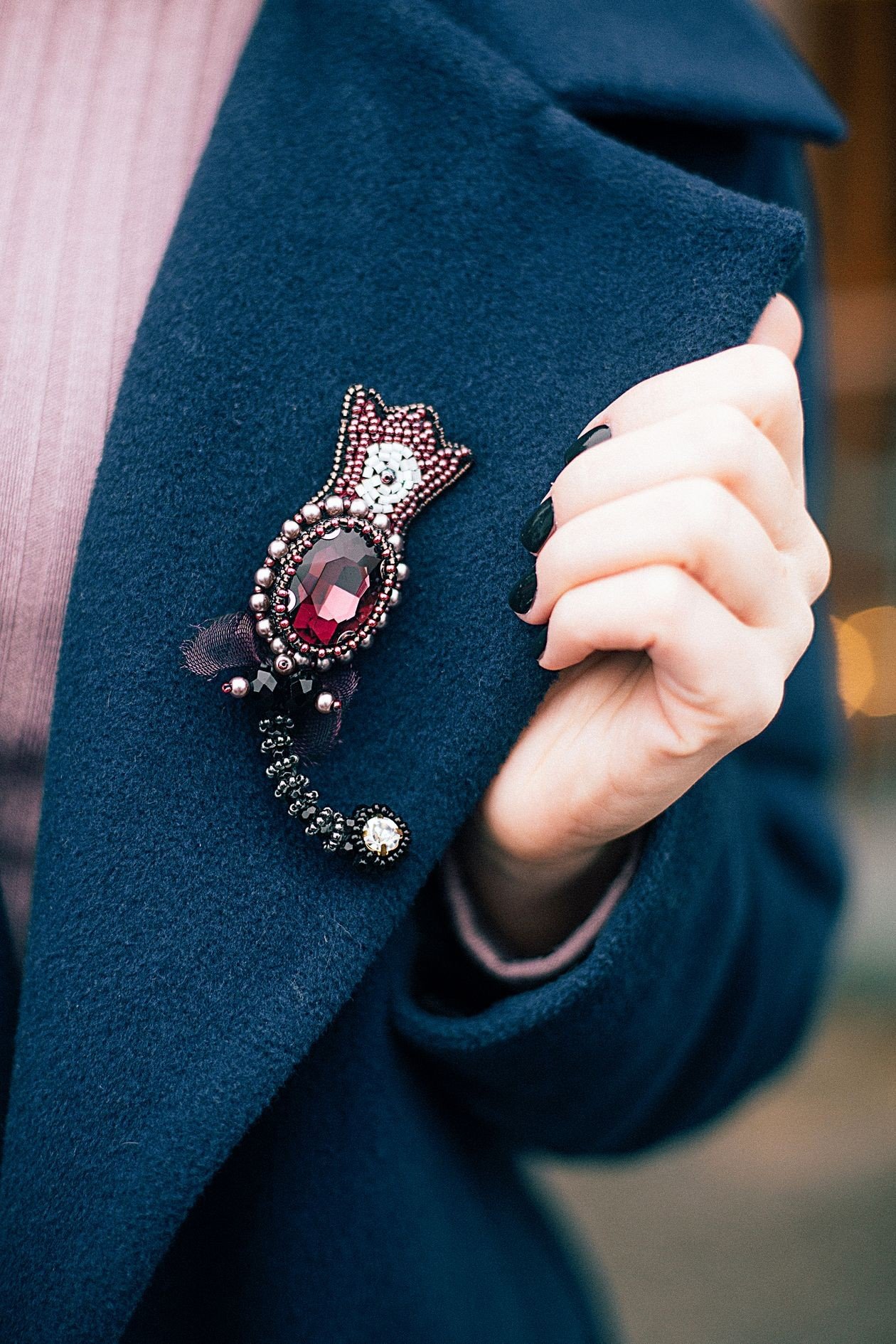 Brooches handmade fabric ideas idea: Embroidered Fabric Brooch Ideas